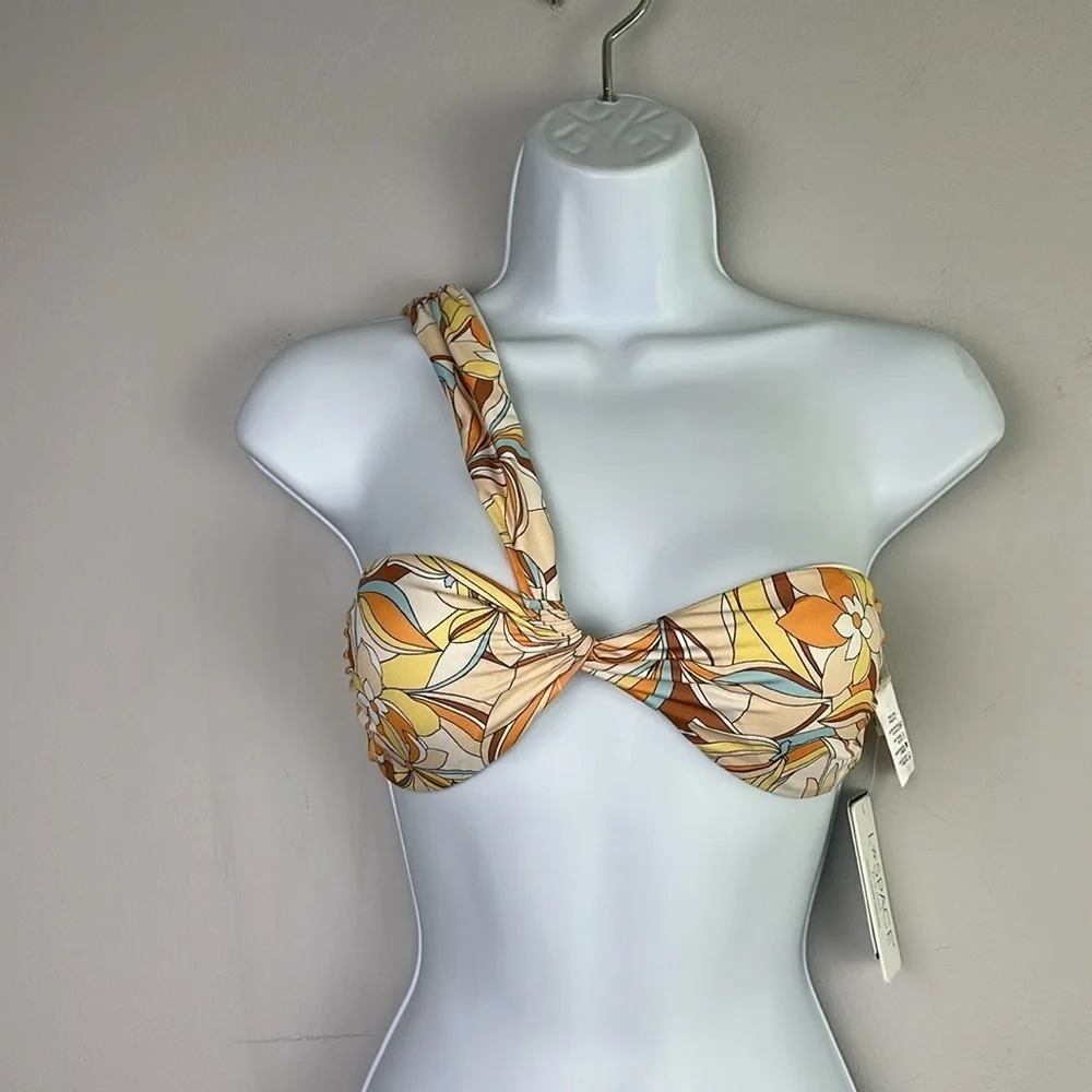 NEW L*Space Mick Bikini Top Jagger Bottom in Souldshine Floral Size XS Nylon